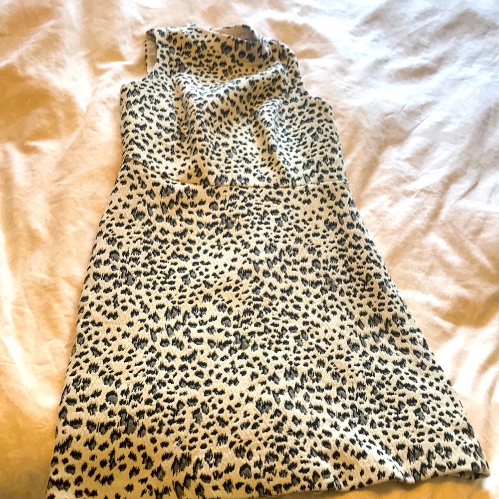 Leopard Print LOFT Sleeveless Dress